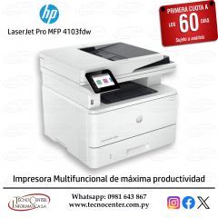 Impresora Multifuncion HP LaserJet Pro MFP 4103fdw